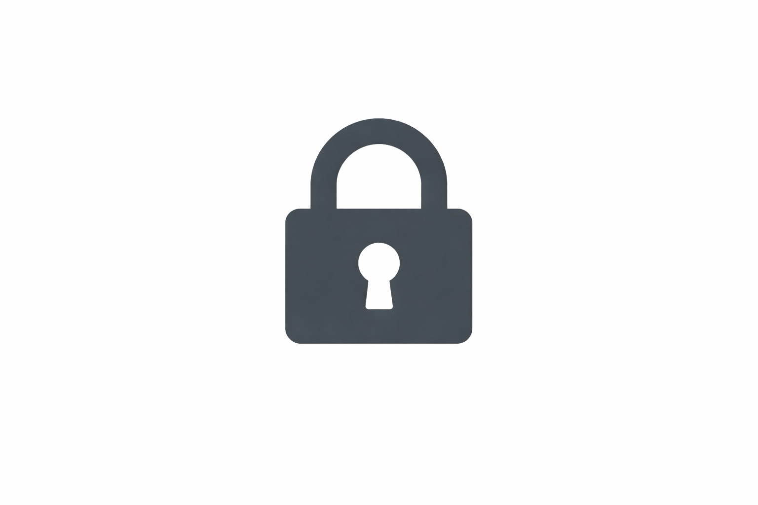 Secure checkout padlock icon